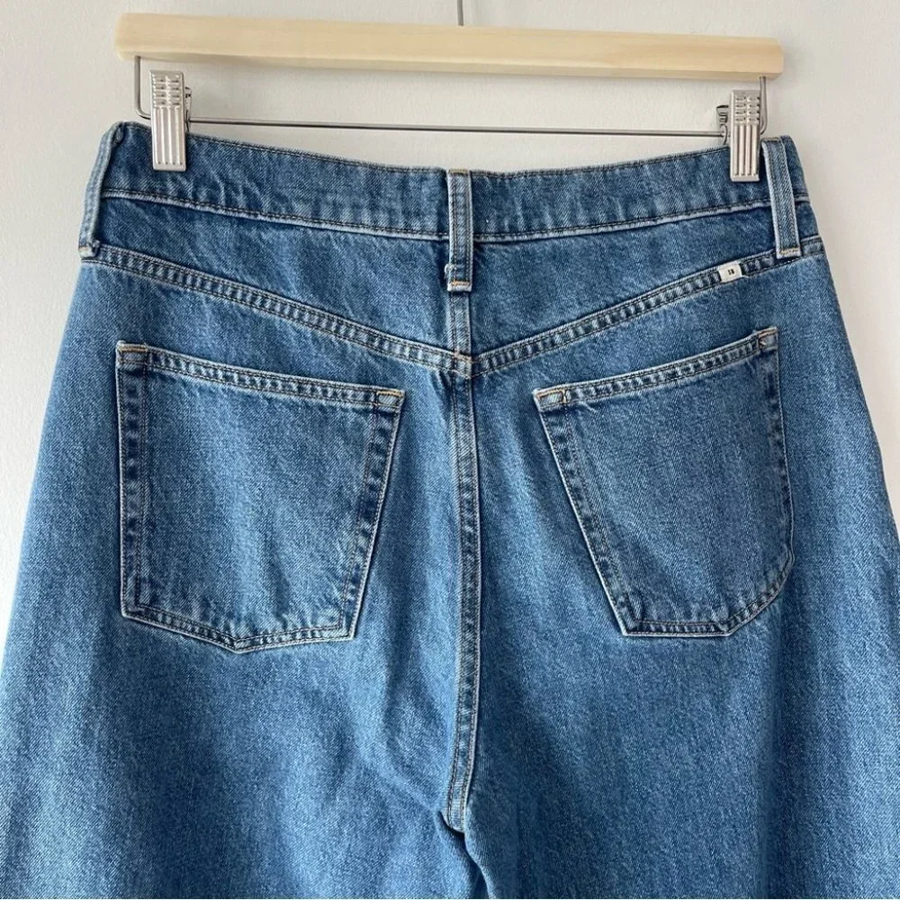 ❌SOLD ❌Sunday Best Go Off Road Dad Jean Baggy Loose 90s jeans  Med Blue size 28 - Picture 4 of 12